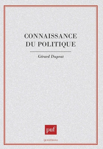 Emprunter Connaissance du politique livre