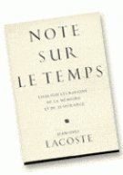 Emprunter Note sur le temps. Essai sur les raisons de la mémoire et de l'espérance livre