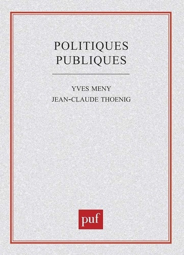 Emprunter Politiques publiques livre
