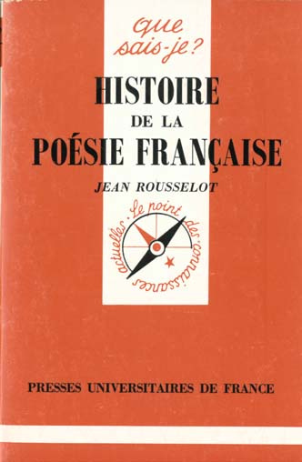 Emprunter HISTOIRE DE LA POESIE FRANCAISE. Des origines à 1940, 4ème édition livre