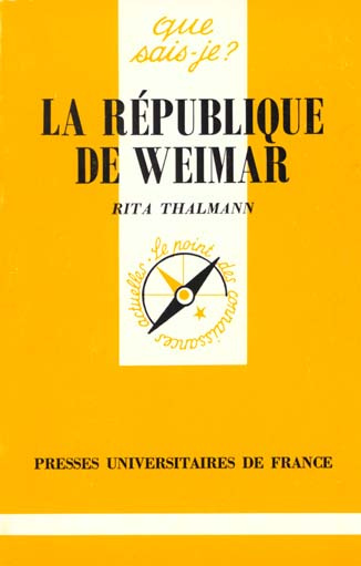 Emprunter La République de Weimar. 3e édition livre