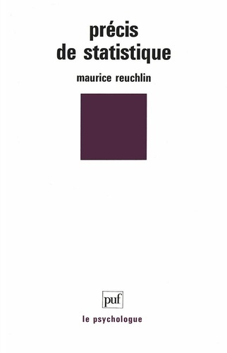 Emprunter PRECIS DE STATISTIQUE. Présentation notionnelle, 6ème édition 1994 livre