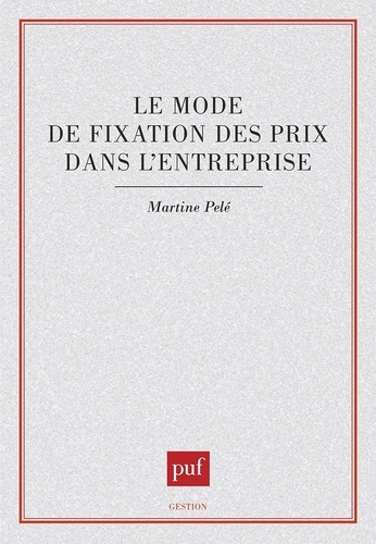 Emprunter Le mode de fixation des prix dans l'entreprise livre