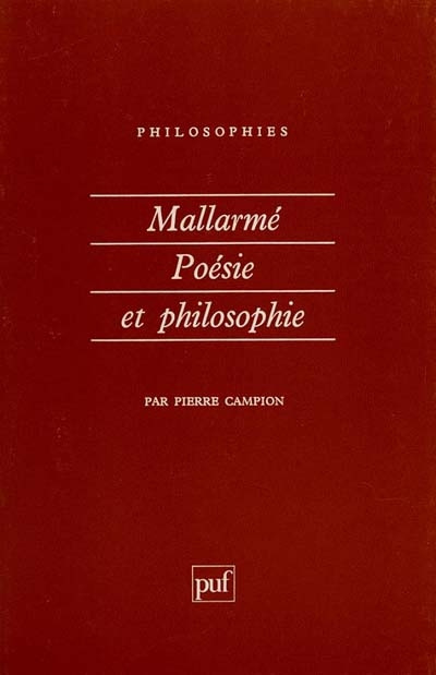 Emprunter Mallarmé. Poésie et philosophie livre