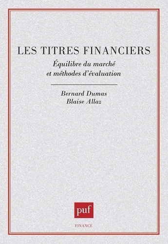Emprunter Les titres financiers. Équilibre du marché et méthodes d'évaluation livre