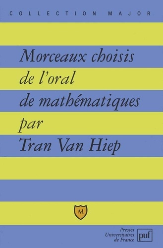 Emprunter Morceaux choisis de l'oral de mathématiques livre