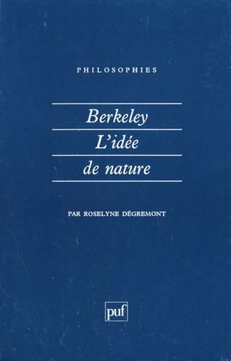 Emprunter Berkeley, l'idée de la nature livre