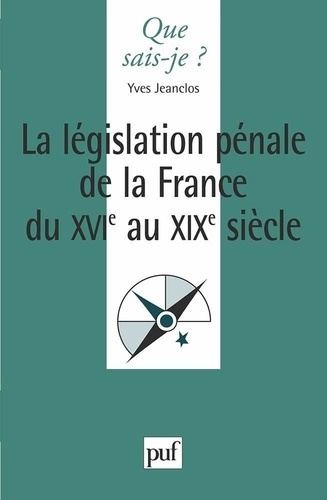 Emprunter Législation pénale du 16e au 19e siècle livre