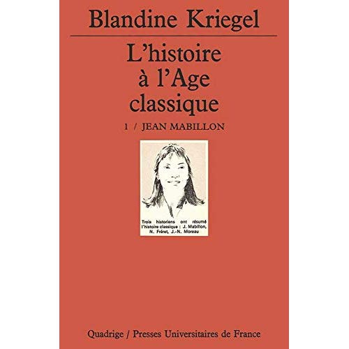 Emprunter HISTOIRE A L'AGE CLASSIQUE T.1 N.231 livre