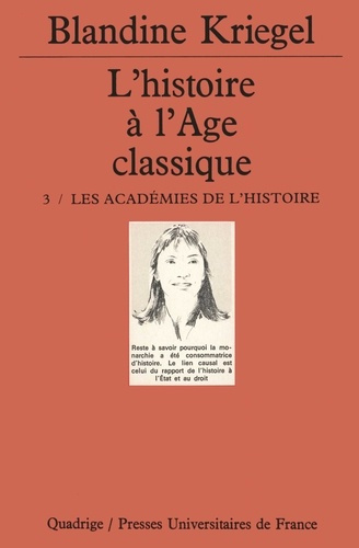 Emprunter HISTOIRE A L'AGE CLASSIQUE T.3 N.233 livre