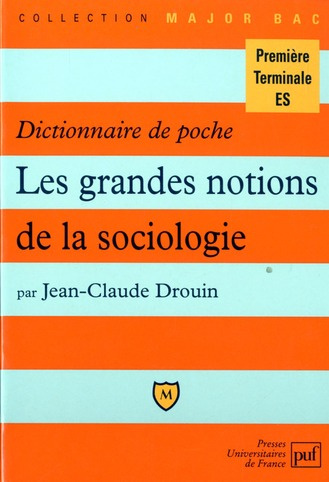 Emprunter Les grandes notions de la sociologie livre