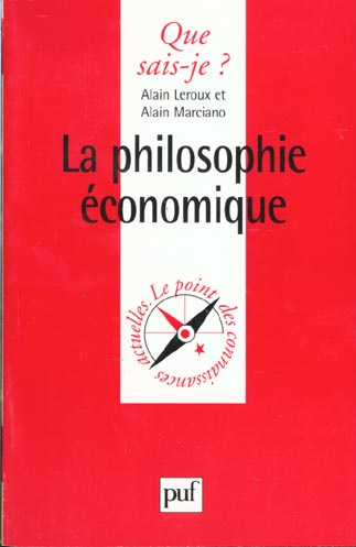Emprunter La philosophie économique livre