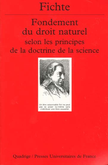 Emprunter Fondement du droit naturel selon les principes de la doctrine de la science. 1796-1797 livre