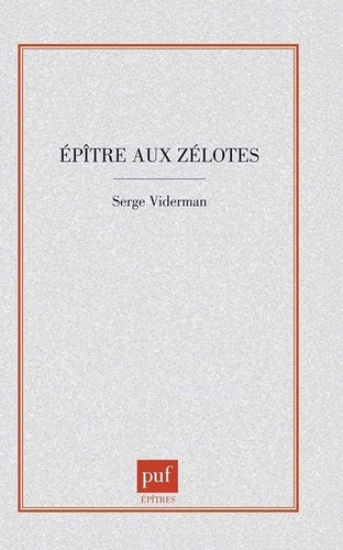Emprunter Épître aux zélotes... livre