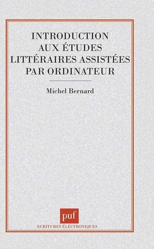 Emprunter Introduction aux études littéraires assistées par ordinateur livre