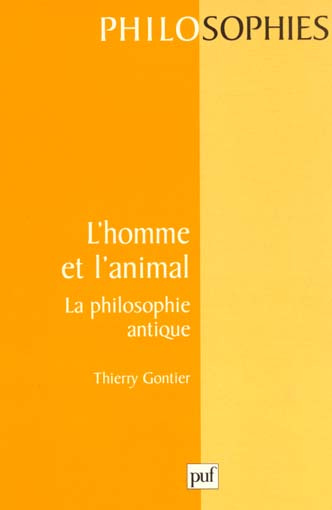 Emprunter L'homme et l'animal. La philosophie antique livre