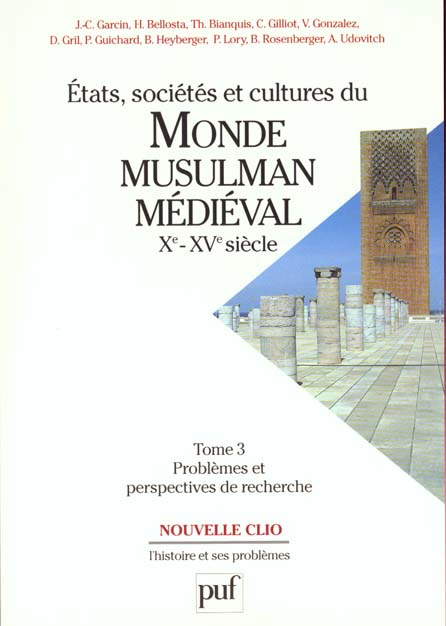 Emprunter ETATS, SOCIETES ET CULTURES DU MONDE MUSULMAN MEDIEVAL XEME-XVEME SIECLE. Tome 3, Problèmes et persp livre