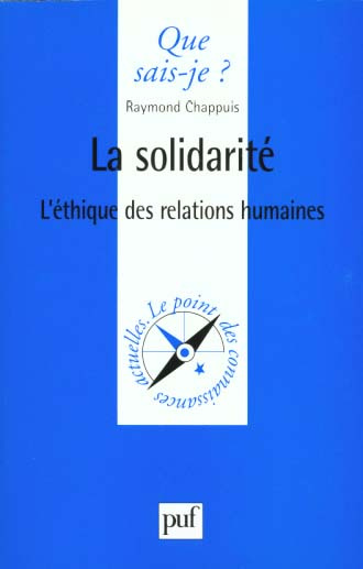 Emprunter La solidarité. L'éthique des relations humaines livre