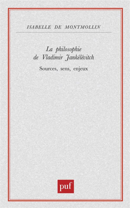 Emprunter La philosophie de Vladimir Jankélévitch livre