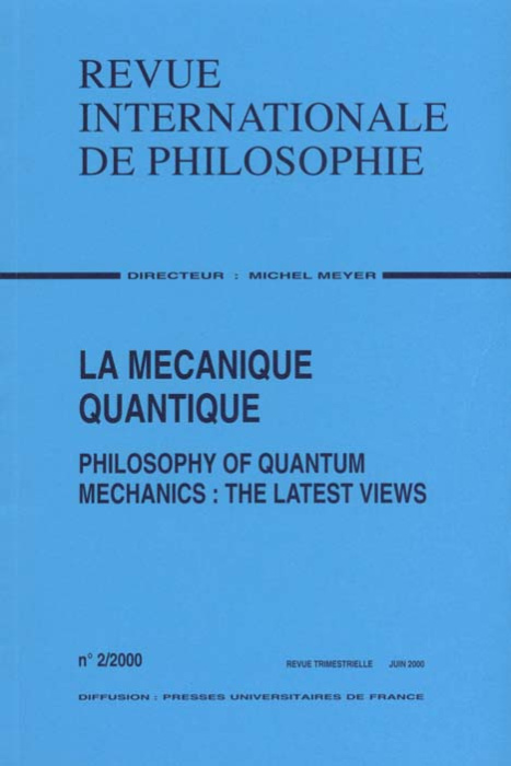 Emprunter LA MECANIQUE QUANTIQUE N 212 2000-2 livre