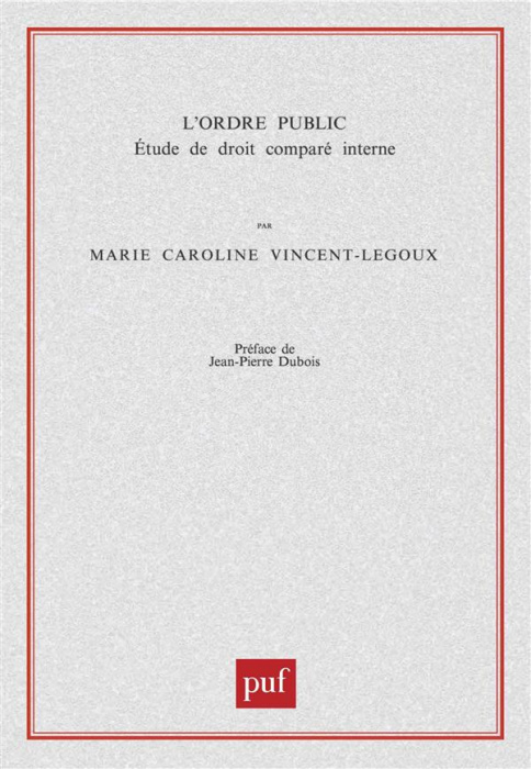 Emprunter L'ordre public. Etude de droit comparé interne livre