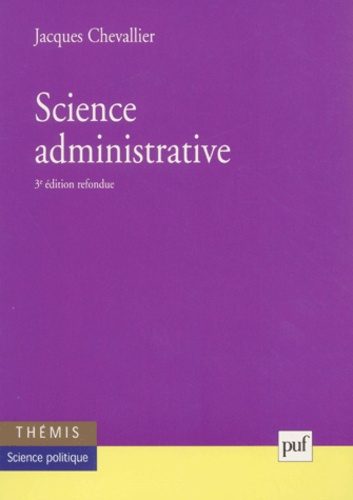 Emprunter SCIENCE ADMINISTRATIVE (3E ED) livre