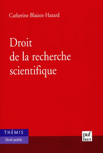 Emprunter Droit de la recherche scientifique livre