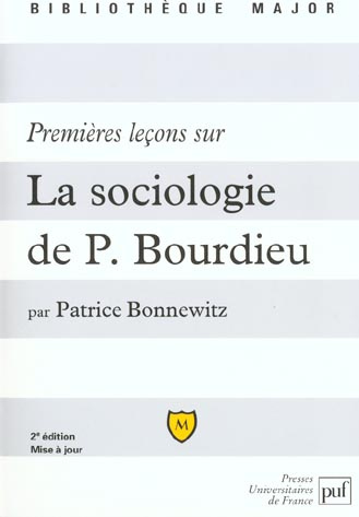 Emprunter Premières leçons sur la sociologie de Pierre Bourdieu. 2e édition livre