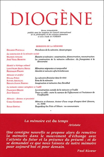 Emprunter Diogène N° 201 Janvier-Mars 2003 livre
