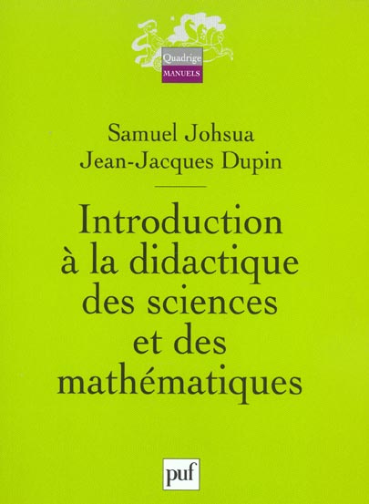 Emprunter Introduction à la didactique des sciences et des mathématiques livre
