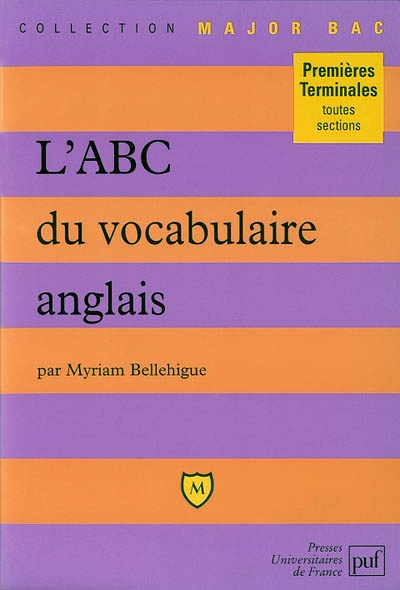 Emprunter L'ABC du vocabulaire anglais livre