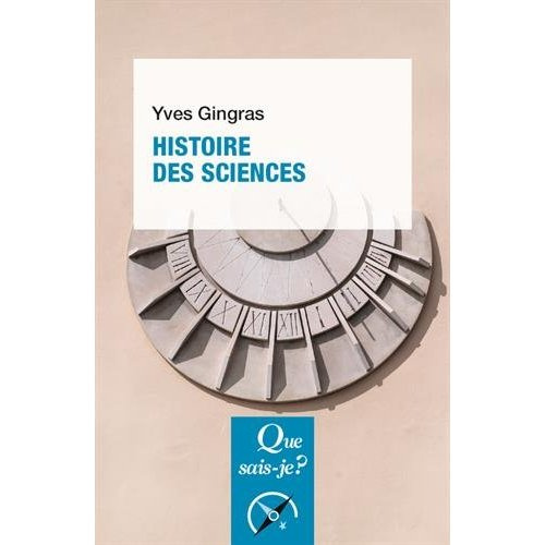 Emprunter Histoire des sciences livre