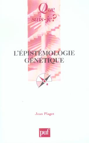 Emprunter L'épistémologie génétique. 6e édition livre