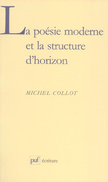 Emprunter LA POESIE MODERNE ET LA STRUCTURE D'HORIZON livre
