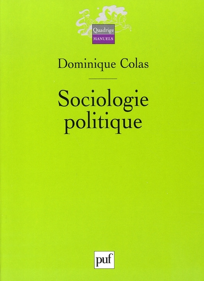 Emprunter Sociologie politique livre