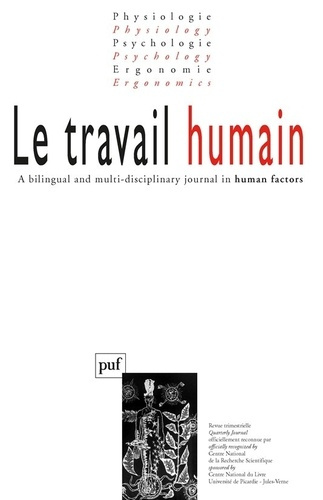 Emprunter Le travail humain Volume 69 N° 1, Janvier 2006 livre
