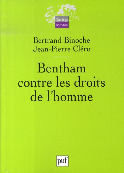 Emprunter Bentham contre les droits de l'homme livre