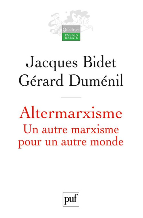 Emprunter Altermarxisme. Un autre marxisme pour un autre monde livre