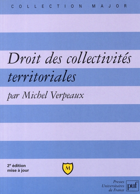Emprunter DROIT DES COLLECTIVITES TERRITORIALES (2E ED) livre
