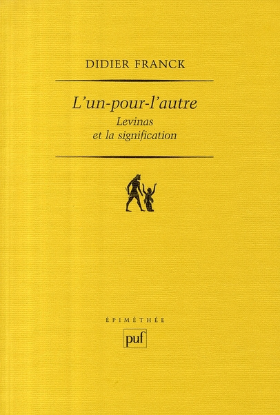 Emprunter L'un-pour-l'autre. Levinas et la signification livre