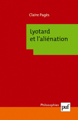 Emprunter Lyotard et l'aliénation livre
