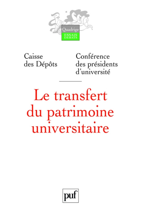Emprunter Le transfert du patrimoine universitaire livre