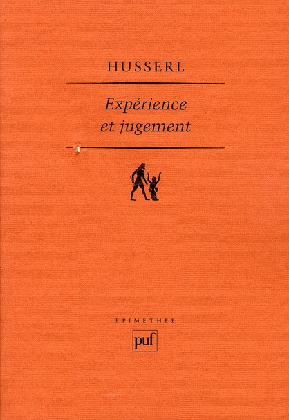 Emprunter Expérience et jugement. Recherches en vue d'une généalogie de la logique livre