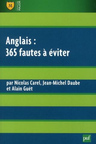 Emprunter Anglais : 365 fautes à éviter livre