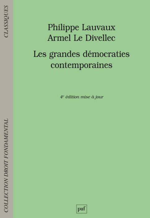 Emprunter Les grandes démocraties contemporaines. 4e édition livre