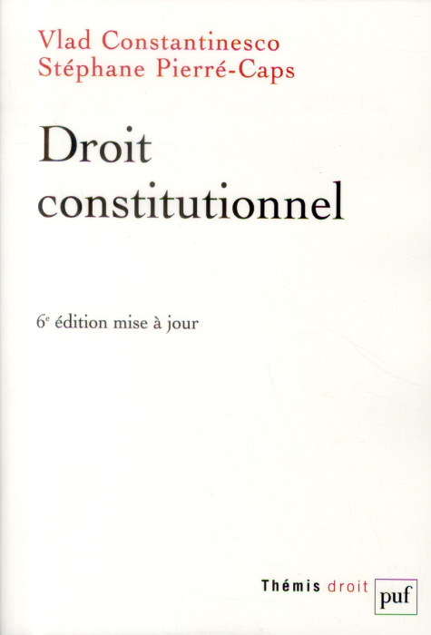 Emprunter Droit constitutionnel. 6e édition livre