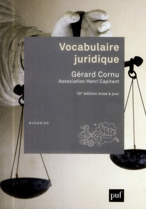 Emprunter Vocabulaire juridique livre