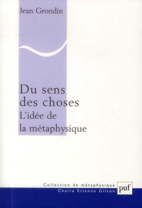 Emprunter Du sens des choses. L'idée de la métaphysique livre