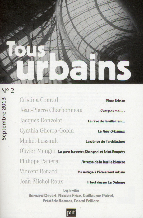Emprunter Tous urbains N° 2, Septembre 2013 : Faut-il liquider la voiture ? livre