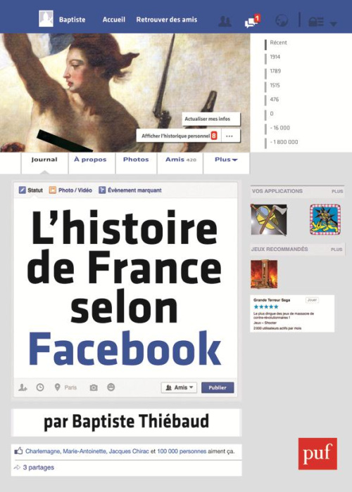 Emprunter L'histoire de France selon Facebook livre